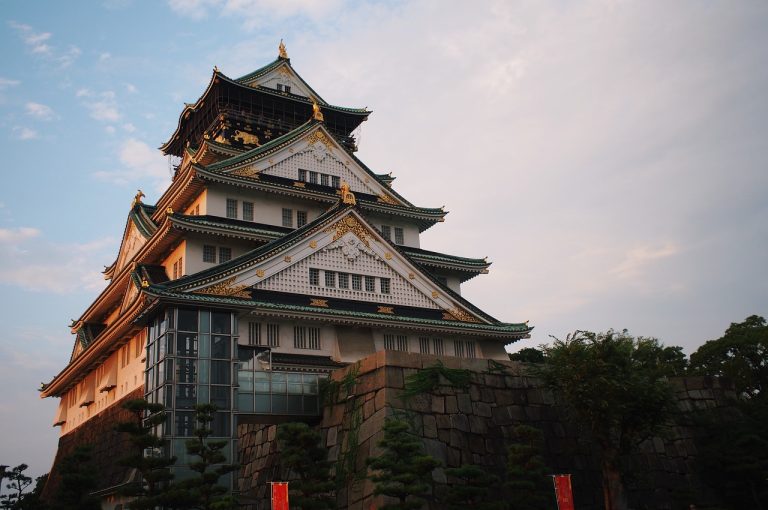 superstizioni giapponesi castello giappone alberi